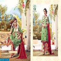 mohini Glamour Premium cotton With jacket Suits